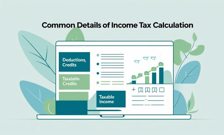 Common Details of Income Tax Calculation