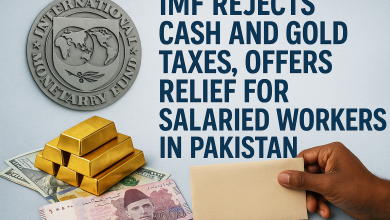 IMF Rejects Cash and Gold Taxes, Offers Relief for Salaried Class in Pakistan